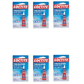 Loctite Heavy Duty Threadlocker, 0.2 oz, Blue 242, 6 Pack