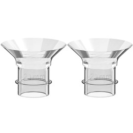 2PCS Flange Insert 21mm, Compatible with S9/S12/S9Pro/S12Pro Wearable Breast Pump Parts Replace, Pump Shield/Flange Insert to Reduce 24mm Down to 21mm