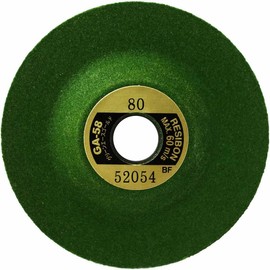 Green Ace Gold GA-58 2.3 x 0.3 inches (58 x 3 x 9.6 mm) #80 Nippon Regbon High Performance Mini Air Grinder AG-58 Dedicated Whetstone, Pack of 25