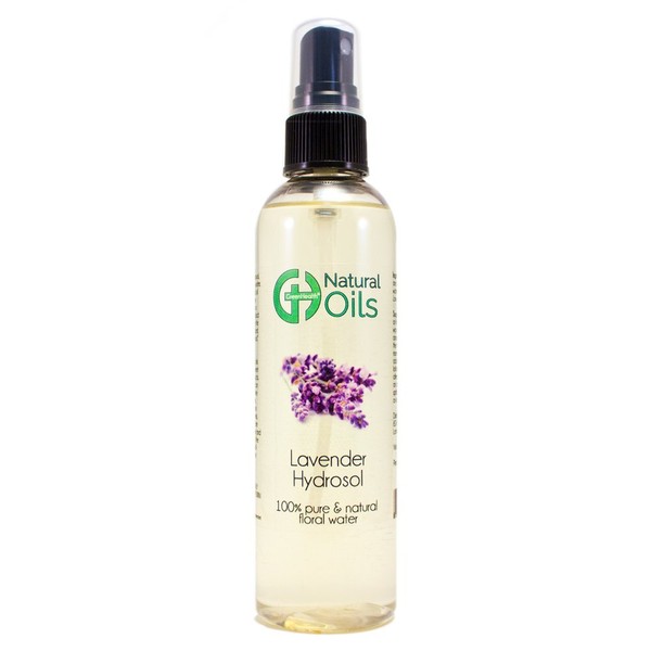 Lavender Hydrosol (Floral Water) - 4 fl oz Plastic Bottle w/Black Spray Cap