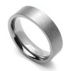 DoubleAccent 6MM Comfort Fit Titanium Wedding Band Classic Flat Ring