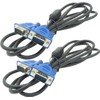 Audio Fan VGA Cable 1.8m for VGA Monitor D-sub 15