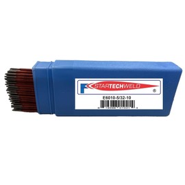 STARTECHWELD 6010 Welding Rod 5/32", E6010 Stick Welding Electrodes 10Lbs with Smooth Stable Arc E6010 5/32" (5/32" 10 Pound Box) E6010-532-10