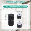 PATIKIL Glass Shower Door Handle, Aluminum Alloy Back-to-Back Shower Door