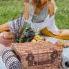 Picnic Basket with Blanket and Wine Pouch for 2 Wicker