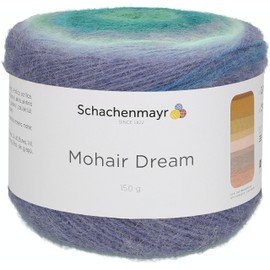 Schachenmayr Mohair Dream, 150 g Peacock Colour Hand Knitting Yarn