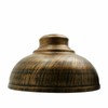 New Curvy Style Metal Lampshade Bulb Cover Lampshade (Brushed Copper)