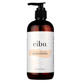 Cibu Revive and Restore Conditioner | Repair Conditioner with Oleic Acid, Linoleic Acid, Vitamin E & K | Eliminates Frizz, Seals Split Ends, Strengthens, Fortifies and Smoothens Hair Strands | 11.83oz