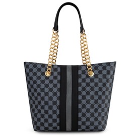 Montana West Tote Bag for Women Chain Top-handle Satchel Handbags Ladies Purses Shoulder Bags MWC-039DGY