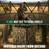 HUNTSEN 4-Panel Hunting Blind - 360° See Through with Wide