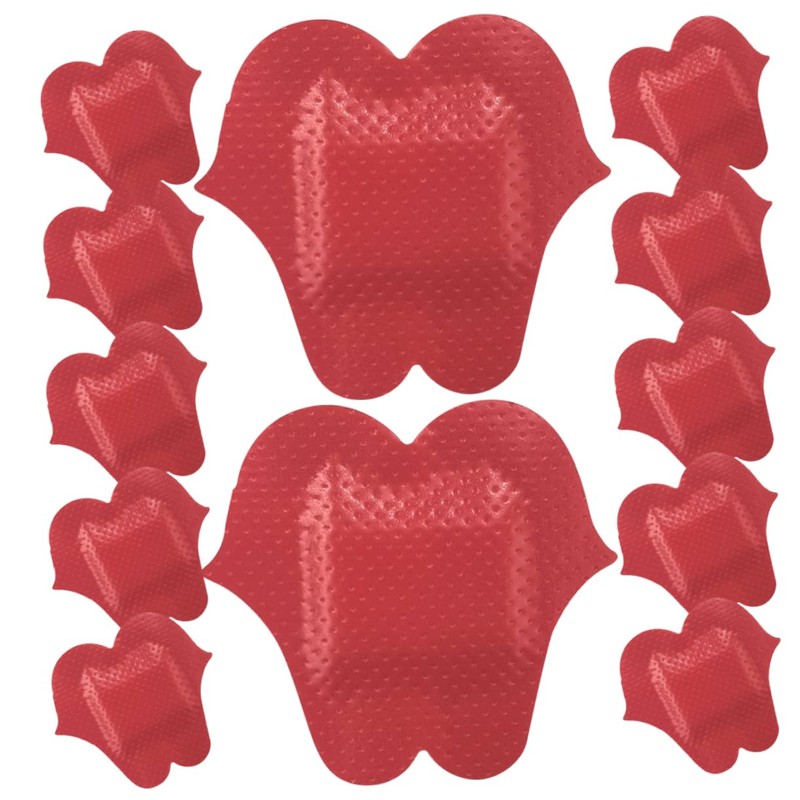Ipetboom 4sets Self- Patches Lip Shaped for Care Non-irritating Protection