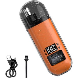 Recortador de Nasal Recortador Eléctrico de Nasal para Hombres Con Pantalla Digital Kit Accesorios para Hombre y Mujer Depilación Afeitado Arreglo