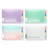 Maruman FM310-98 Loose-Leaf Binder, Session, Mini-Size, 5 Holes, Clear
