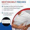 ITA-MED Breathable Elastic Rib Brace for Men, Ideal Compression Support