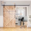 SMARTSTANDARD 9ft Barn Door Hardware kit, Barn Door Track, Sliding