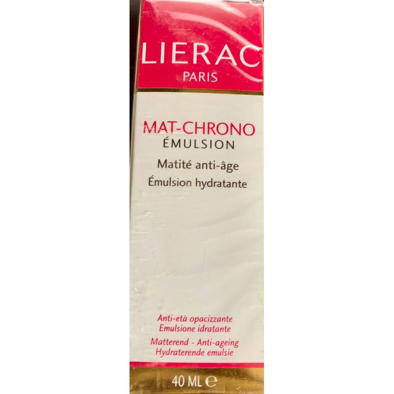 Lierac Mat-Chrono Emulsion Anti-Aging and Mattifying 1.42 oz 40 ml
