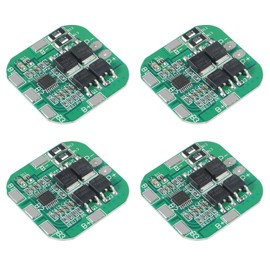 4Pcs 4S 14.8V/16.8V BMS 18 650 Lith ium Battery Protection Board Charger Protection Module with Overcharge/Over-Discharge/Over-Current/Short Circuit Protection