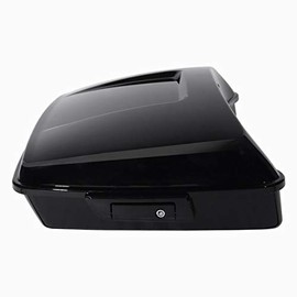 10.7" Chopped Tour Pack Trunk W/Black Latches For Harley Tour Pak Touring Models Electra Street Glide Road King 2014-2022