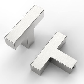 Asidrama 10 Pack Brushed Satin Nickel Kitchen Cabinet Knobs Dresser Knobs Drawer Knobs Stainless Steel Cabinet Hardware Knobs for Dresser Drawers