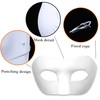 CSPRING CSPRING 12PCS Cute Paper Face Paintable White Plain DIY