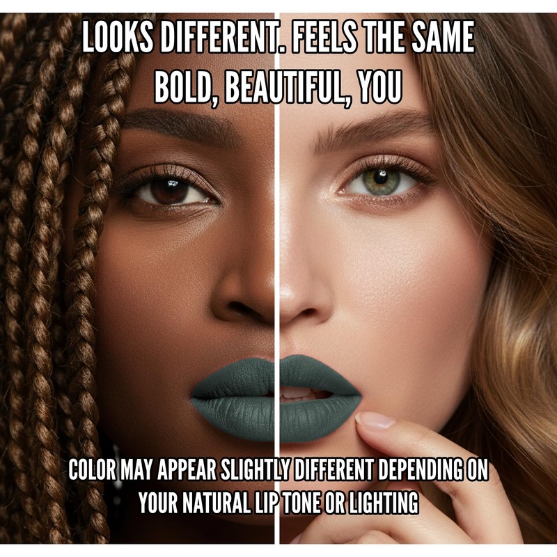 Mynena Matte Liquid Lipstick Army Green | Long-Lasting Comfort |