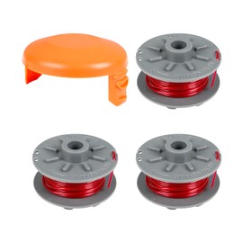 YWNYT Replacement Lawn Trimmer Spool for Gardena 5364-20, 1.6mm x 6.1m, Strimmer Spool for Gardena Turbo Trimmer SmallCut 2401, Strimmer Spool for Gardena with 5328-20 Cover (3 Spool+1)