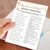 HQLOW 30 Guests Bridal Shower Games - Wedding Traditions Game,