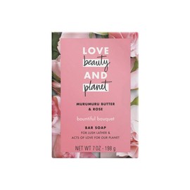 Love Beauty And Planet Muru Muru Butter & Rose Flower Bar Soap 7oz, pack of 1