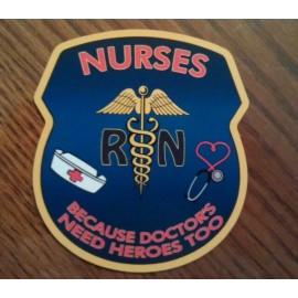 Nurses RN Registered Nurse Decal Essential Worker Healthcare (4")