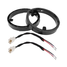 RATCHROLL Speaker Spacer Ring Tweeter Speaker Spacer Adaptor for Mitsubishi Waterproof Speaker Subwoofer Mounting Spacer Bracket Ring ABS 2 Set