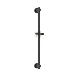 HammerHead Showers® Solid Metal 27.5 Inch Shower Slide Bar for Hand Held Shower Heads, Matte Black | Adjustable Height Showerhead with Hose Rail System | Easily Adjust Height & Angle of Handshower