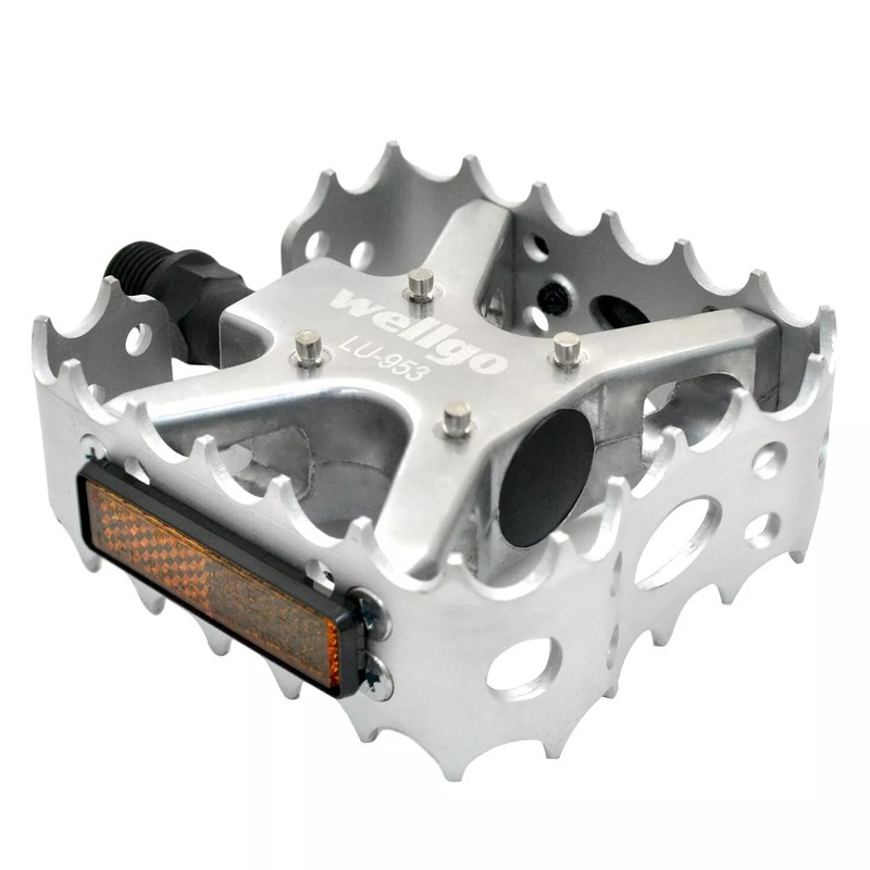 Wellgo Old school BMX MTB Bear Trap 9/16" Bicycle Pedals,