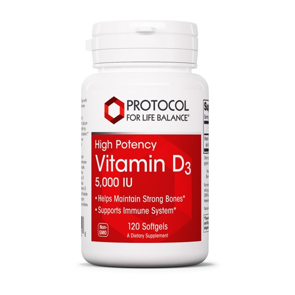 PROTOCOL FOR LIFE BALANCE - Vitamin D3 5000 IU (High