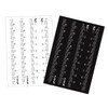 Niigata Seiki SK MSL-10KD Ruler Seal, Quick Level Scale, Black and White, 1 Each
