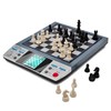 iCore Electronic Chess Set Pro Black: Talking Tutor, Learning Tactics,