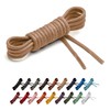 Benchmark Basics Tan 27" Round Waxed Cotton Shoelaces | 2mm