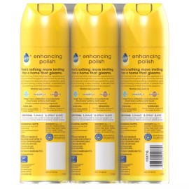 Pledge Furniture Enhancing Polish Spray, Lemon ( 9.7 oz., 3 pk. )