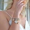 SILANER Crystal Charms Multilayer Bracelets - 3PCS Gold/Silver/Rose Gold Corn