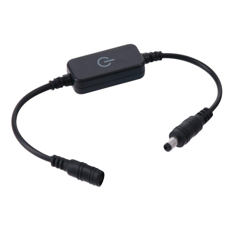 SSHHUI PWM Dimmer Switch, DC 12V-24V 5A Black Touch Panel