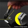 Yakamoz 2 Pack 3-15mm Tungsten Carbide Glass Cutter Metal Handle