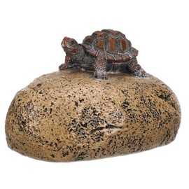 Operitacx Box Fake Rock Key Holder Discreet Key Hider for Outdoor Use Turtle Statue Design Durable Weather Resistant for Garden Decoration