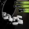 BCAA Mega Tabs 1000Mg Pure BCAAs, Vegan, Gluten Free, Lactose