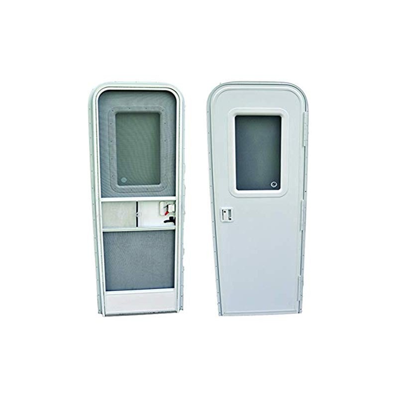AP Products 015-2014762 Black RV Entrance Door Replacement Window Frame