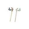 Chinese Style Antique Cloisonne Pearl Hair Sticks Daily Simple Hair