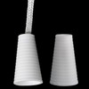ZZLZX 30PCS Shutter Threaded Drawstring Tassels Pull Cord Tassels Plastic