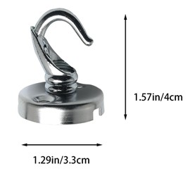 WELWIK 4PCS Hook Shaped Ceiling Hanging Rings Bolt Car Lighting Accessories for Hanging Bird Feeders Outdoor Flower Pots Lamps Plant Hangers Heavy Duty Metal Clothes Hangers