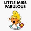 Little Miss Fabulous Bumper Sticker Vinyl Decal 5 inches