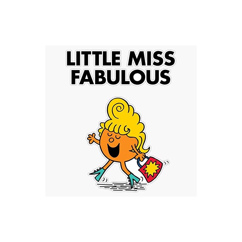Little Miss Fabulous Bumper Sticker Vinyl Decal 5 inches