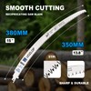 MUOZLOP Wood Pruning Saw Blades, Japanese Teeth Reciprocating Saw Blade