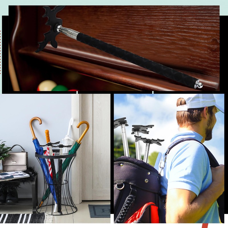 Skylety Retractable Billiard Cue Stick Bridge with Bridge Head, Snooker